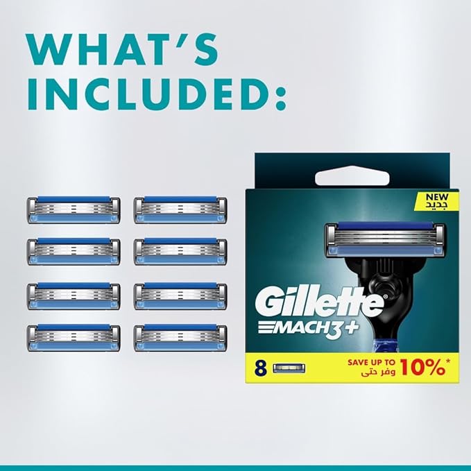 GILLETTE Mach3 Blade - Pack of 8