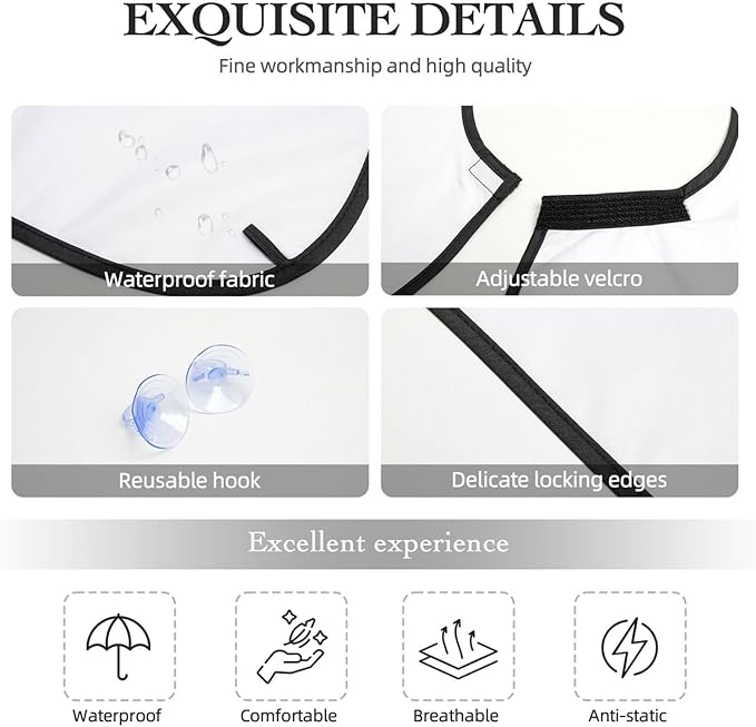Waterproof Beard Grooming Bib, Old School Baseball Gloves Balls Shave Bib, Non-Stick Hair Catcher for Shaving Trimming, Apron Essential for Men Dad
