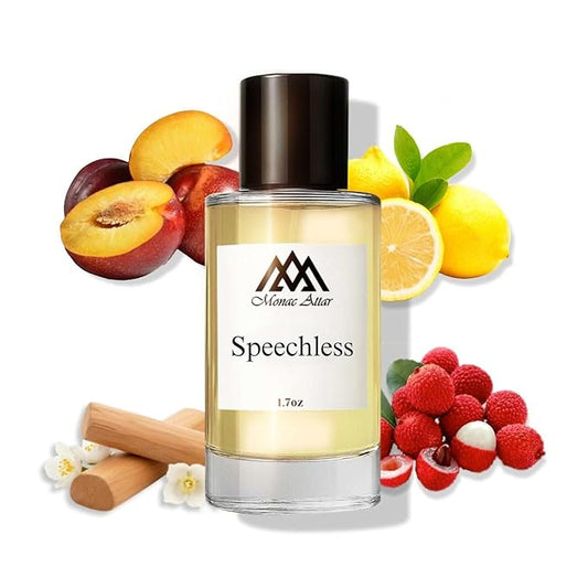 Monac Speechless Inspired by Speachless, Eau De Parfum, 1.7oz/50ml, Unisex, Long Lasting Fragrance, Luxury Made Affordable