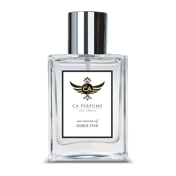 CA Perfume Impression of Amber Star for Women and Men Long Lasting Unisex Fragrance Eau De Parfum 1.7 Fl Oz 50ml