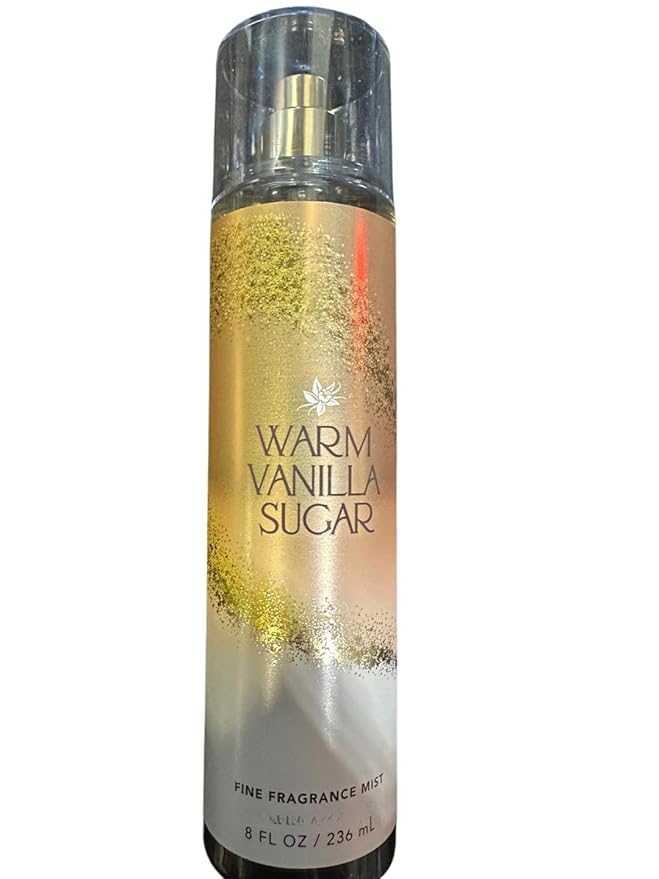 Warm Vanilla Sugar Fine Fragrance Body Mist, Vanilla Scent, 8 Fl Oz, Liquid Form, Unisex Adult