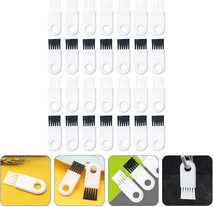 30pcs Electric Shaver Brush Mustache Trimmer Cleaner Brush for Women Razor Duster Facial Razor Cleaning Tool Mini for