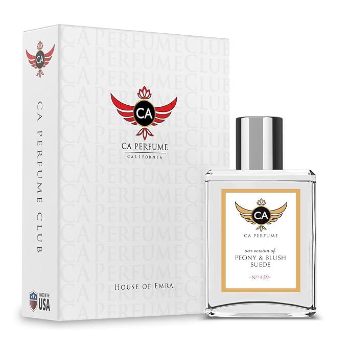 CA Perfume Impression of Peony & Blush Suede for Women Floral Fragrance Long Lasting Perfumes for Women Eau De Parfum 1.7 Fl Oz 50ml