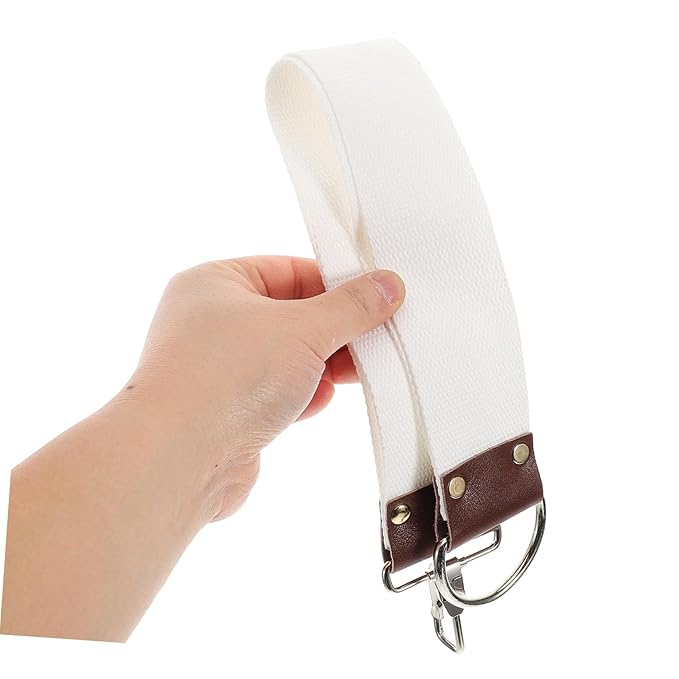 Dual Layer Canvas Razor Strop Professional Straight Razor Sharpening Belt for Barbershops Ensures Smooth Shaving Versatile Use with All Razor Types