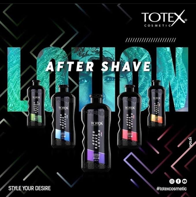 Totex After Shave Lotion Cologne | Aftershave Splash Squeeze Pour Liquid | Long Lasting Scent Stream 600 ml