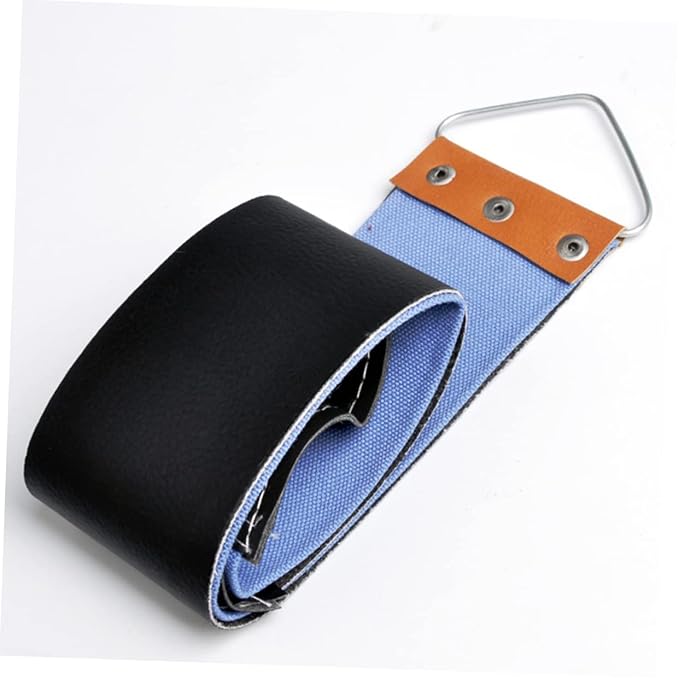 MERRYHAPY 2pcs Leather Sharpening Canvas Double Thickened Strop for and Blades Lightweight Design for Easy Use for Barbers and Personal Grooming