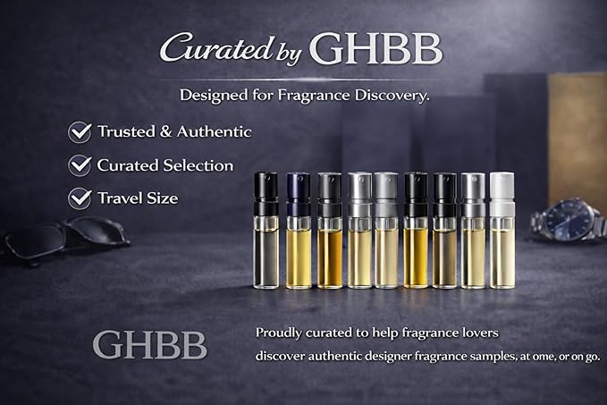 Men’s Cologne Sample Discovery Set – Top Designer High-End Luxury Fragrance Mini Vial Sampler | Random Assortment Travel Gift Pack for Husband, Dad, Boyfriend – Holiday & Party Gift (5 Pieces)