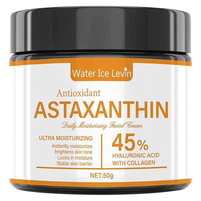 2PCS Astaxanthin Face Cream, Anti-Aging Face Moisturizer For Reduce Wrinkles & Fine Lines, Daily Repair Facial Moisturizing Cream for Women and Men Antioxidant and Nourish, All Skin Types