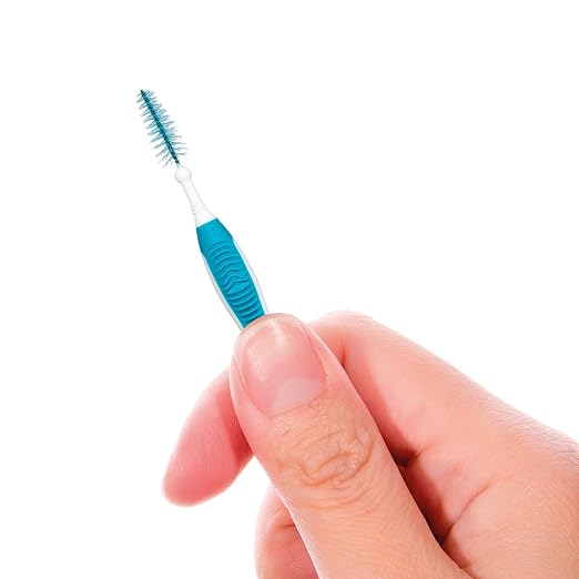 GUM Proxabrush Go-Betweens - Wide - Interdental Brushes - Soft Bristled Dental Picks for Plaque Removal Health - Safe for Braces & Dental Devices, 10 Count (Pack of 6)