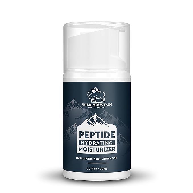 Peptide Moisturizer for Men - Mens Face Moisturizer - Face Moisturizer for Men - Mens Moisturizer - Mens Facial Moisturizer - Mens Face Lotion - Facial Moisturizer for Men