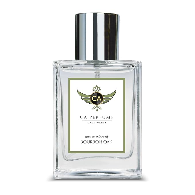 CA Perfume Impression of Bourbon Oak for Men Woody Spicy Fragrance Long Lasting Mens Cologne Eau De Parfum 1.7 Fl Oz 50ml
