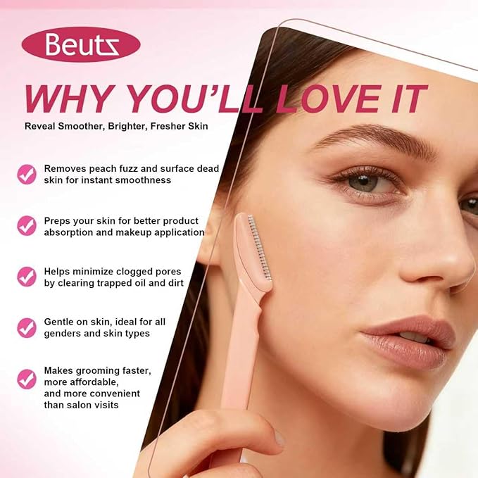 69pcs Eyebrow Razor set for Women Face Dermaplaning Tool Trimming Eyebrow Shaving Hair, Hairline Shaping, and men's facial hair removal