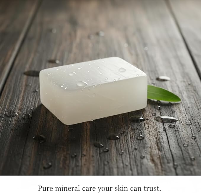 Herbs Botanica Alum Block for Shaving Soothing Aftershave Solution for Men – Stops Bleeding from Nicks & Cuts – Fitkari Alum Stone for Skin Care 3.5 oz Piedra de Alumbre by Herbs Botanica