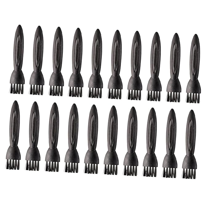 100pcs Razor Cleaning Brush Small Brush for Electric Shaver and Grooming Kit Nonslip Handle for Comfortable to Hold and Hard Reach Areas for Travel and Barber Use