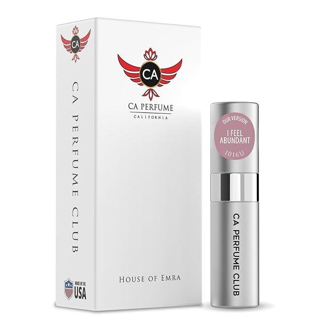 CA Perfume Impression of I Feel Abundant for Women Eau De Parfum Spray Long Lasting Perfume (0.27 Fl Oz / 8ml)