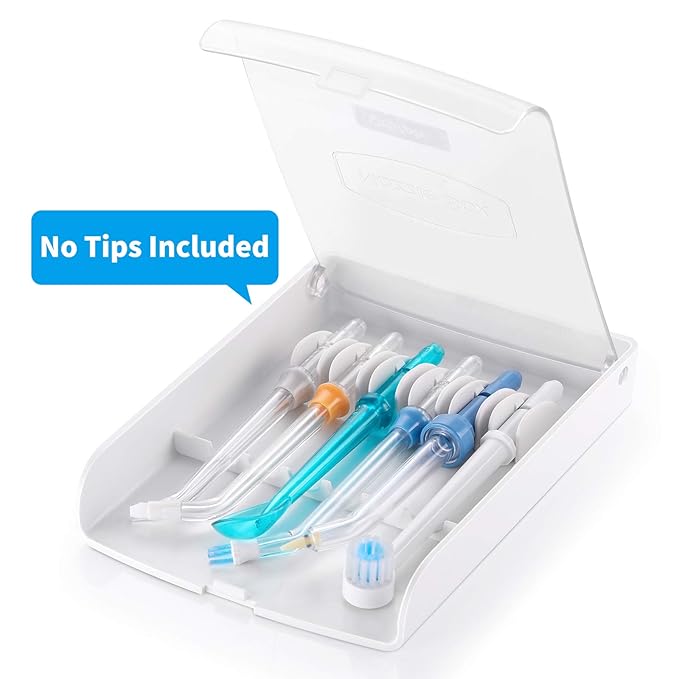 6 Classic Jet Tips for Waterpik Water Flosser with Additional Storage Case