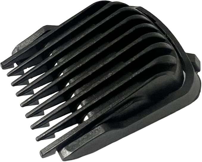 maxeylead Replacement 3-7mm Pivoting Comb Compatible with Philips Norelco Multigroom MG3750 MG5750 MG7750 MG7790 MG9510 BT5511 Beard Trimmer Attachment Parts Black