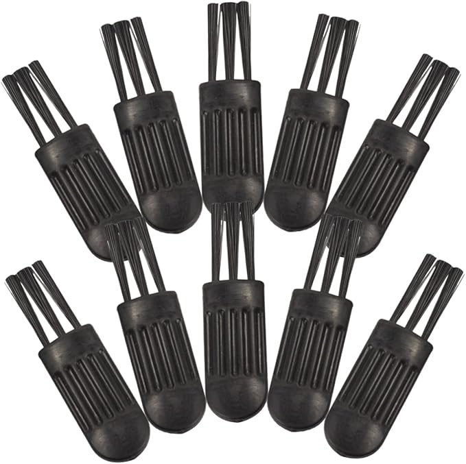 FOMIYES 300pcs Mini Cleaning Brush for Shaver Clipper and Household Appliances Ergonomic Handle Design for Hard Reach Areas and Beard Hair Removal