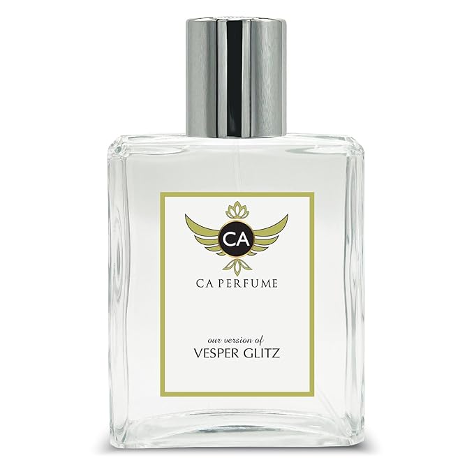CA Perfume Impression of Vesper Glitz For Unisex Floral Woody Musk Fragrance Long Lasting Perfume Eau De Parfum 3.4 Fl Oz 100ml