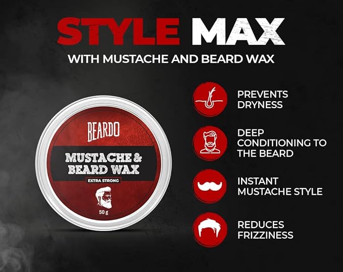 BEARDO Beard & Mustache Wax 50g