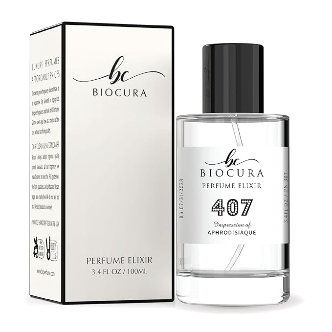BC Perfume 407 Inspired by Agent P Aphrodisiaque For Women Replica Fragrance Dupes Eau de Parfum Spray Bottle 3.4 Fl Oz/100ml-X1