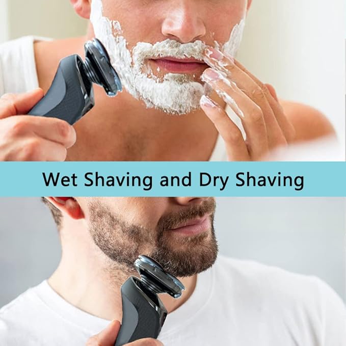 SH50/52 Replacement Heads Compatible with Philips Series 5000 SH50 Electric Shavers, SH50 Shaving Razor Heads Compatible with Norelco 5210 5100 5590 PT730 AT830 Shavers, 9 Pack