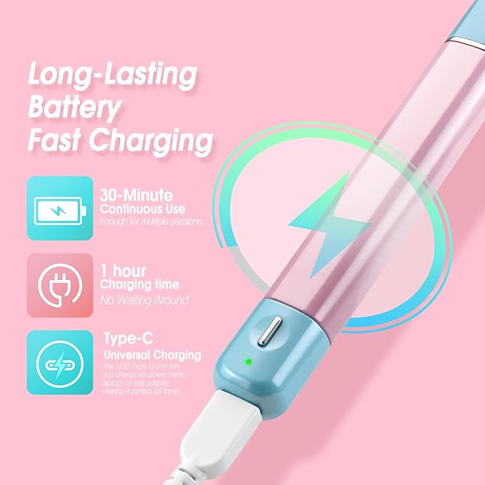 DSP 5-in-1 Electric Razor for Women, Electric Shaver & Trimmer for Women with 4 Combs,Type-C Fast Charge, Cordless Ladies Grooming Kit for Legs, Underarms, Bikini Line, Arms & Eyebrows