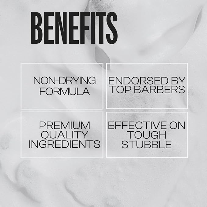 Men Rock Shave Cream - Black Pomegranate - Mens Shaving Cream - Moisturizing Shaving Foam for Men - Non-Drying Formula - Cruelty-Free - 3.5 oz