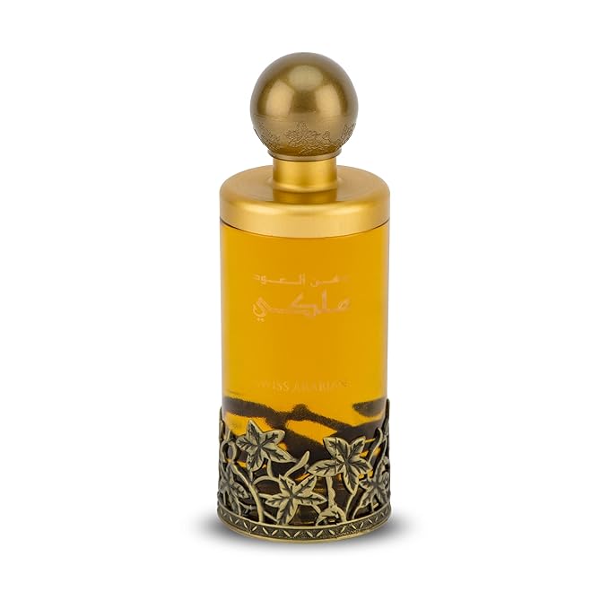 Dehn el Ood Malaki 100mL | Leathery and Animalic Wood Oudh Spray Attar (Eau De Parfum) | Long Lasting Unisex Perfume for Men and Women | by Oud Fragrance Artisan Swiss Arabian of Dubai