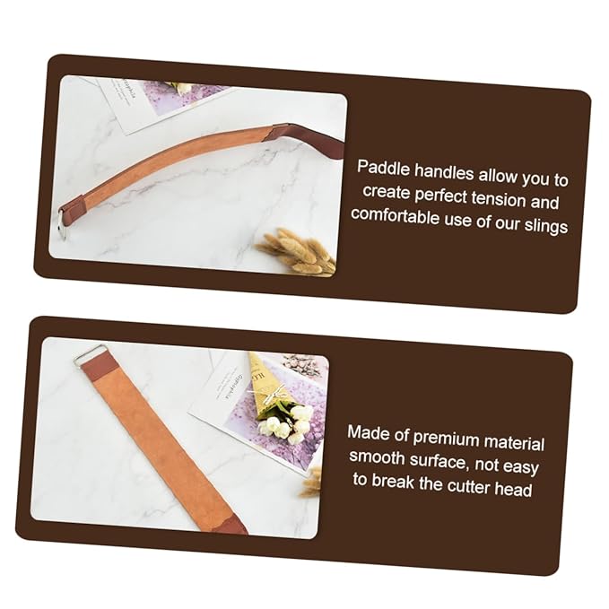 Strop for Beard Razor Hair Removal Shaving Apron Men Professional Straight Razor Sharpening Tool Handle