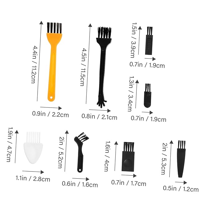 48Pcs Mini Cleaning Brush Set for Electric Shaver Hair Clipper and Beard Care Small Razor Cleaner Ergonomic Design for Grooming
