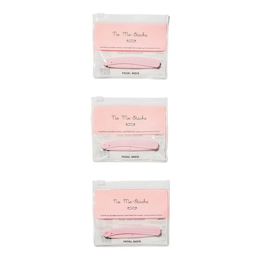 No Mo-Stache Facial Razor Bundle x 3