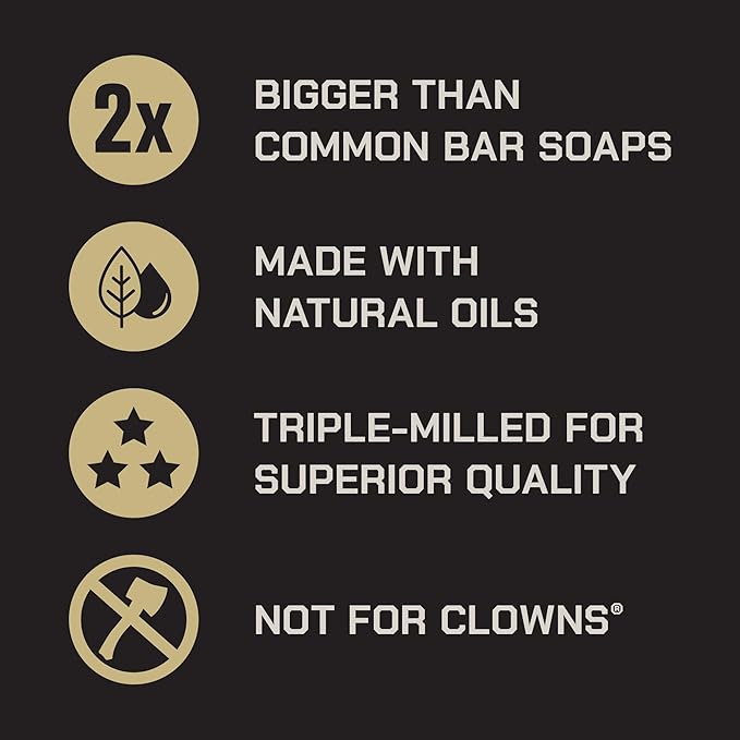 Duke Cannon Supply Co. Extra Large Bar Soap - Men's Natural Soap with Masculine Scents - Made in the USA with Domestic & Globally Sourced Materials - All Skin Types - Big Brick - Wayfinder,10 oz