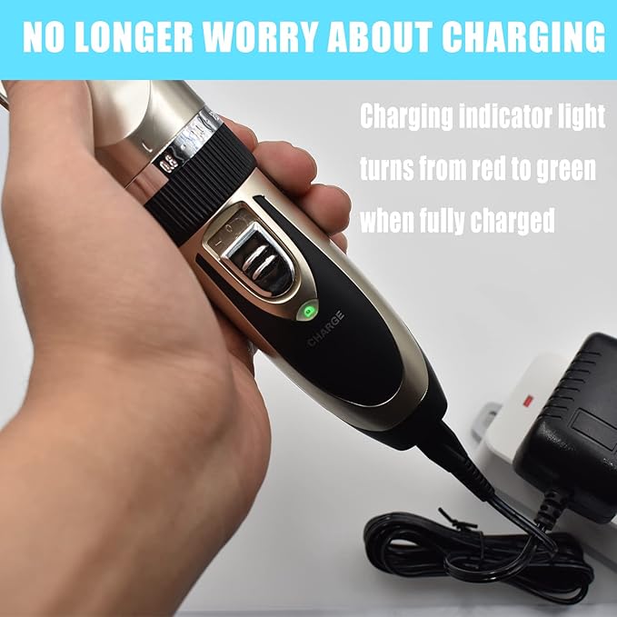 Charger Fits oneisall Low Noise Dog Clippers, Replacement Charger Cord Compatible with SUPRENT Hair Clippers