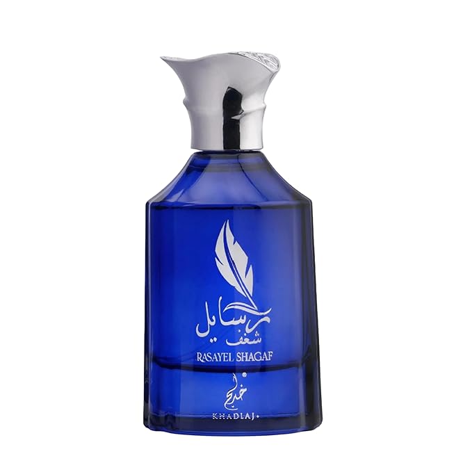 Khadlaj Rasayel Shagaf Eau De Parfum Spray for Men, 3.4 Ounce