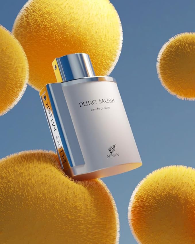 Afnan Pure Musk Unisex Eau De Parfum, 3.4 Fl. Oz
