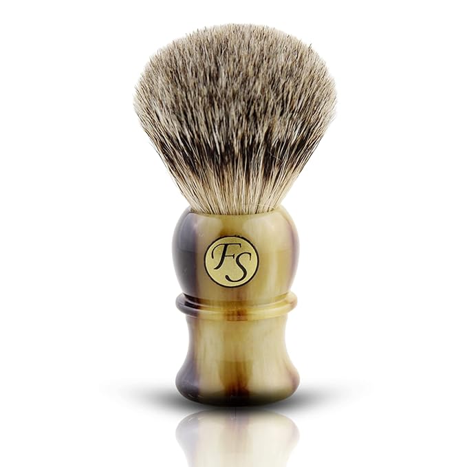 Shaving Brush for Men, Frank FS shaving Best Badger Hair Brushes with Resin Handle for Any Shaving Razors Birthday Gift(Knot size 20mm)