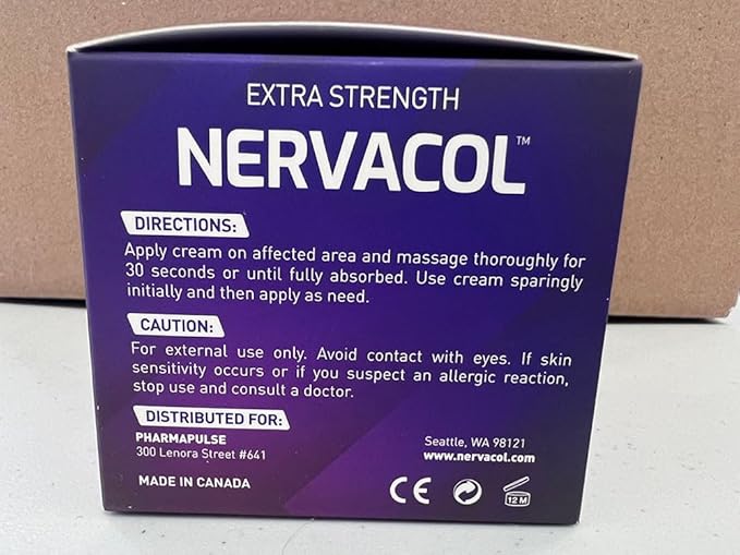 Pharmapulse Neuropathy Nerve Therapy & Relief Cream - Maximum Strength Relief Cream for Foot, Hands, Legs, Toes Includes Alpha Lipoic Acid, Arnica, Vitamin B6, Aloe Vera, MSM - Effective Soothing 4oz