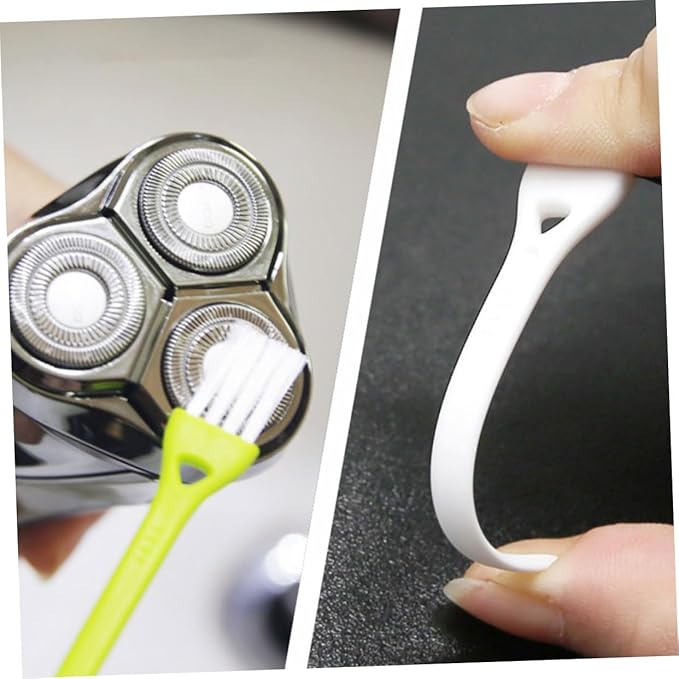 FOMIYES 108pcs Electric Shaver Cleaning Brush Cleaner Non-Shedding Hair Brush for Precision Cleaning Hard Reach Areas Comfortable Grip for Salon Personal Use