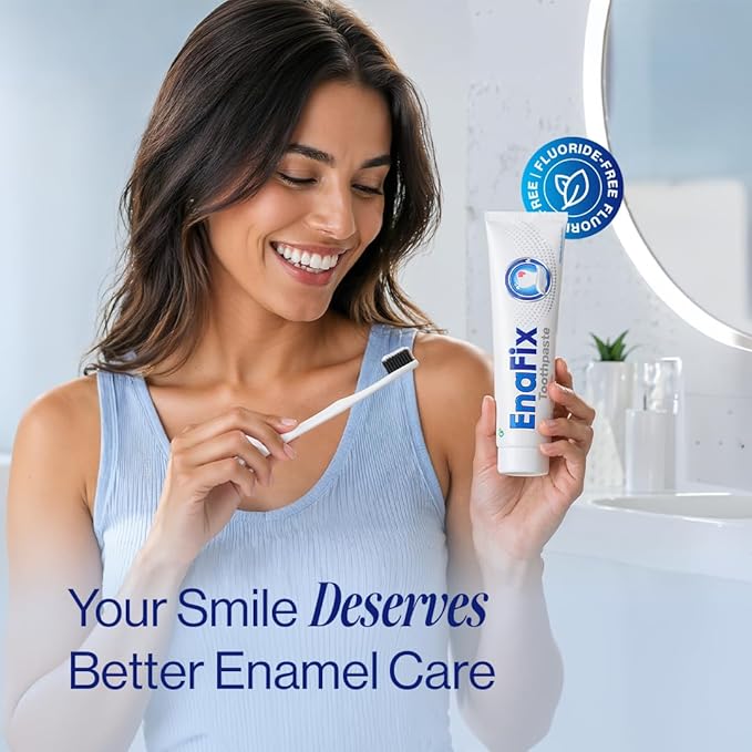 Fluoride-Free Toothpaste for Enamel Repair 3.5oz Tube | Anti-Cavity & Remineralizing Formula with Calcium & Phosphorus | Safe for Kids 6+ and Adults | Everyday Use Toothpaste.