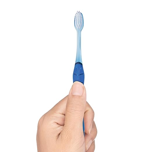 GUM Technique Deep Clean Toothbrush - Compact Head - Soft Toothbrushes for Adults with Sensitive Soft Bristles, 1 Count (Pack of 6)