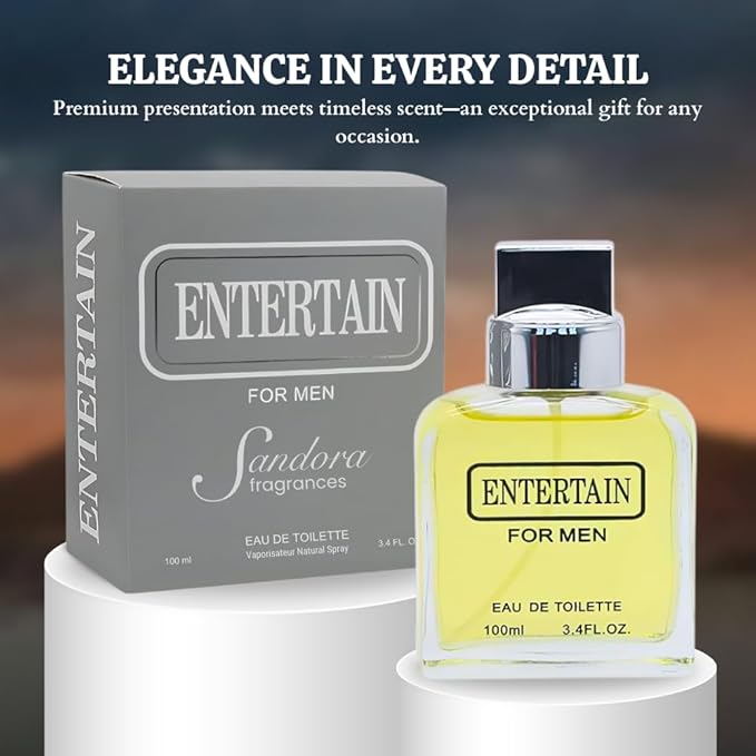 Cologne for Men – INSPIRED by A WORLD RENOWNED MEN'S PERFUME – Lavender, Lemon, Sage, Sandalwood – Fresh, Woody, Masculine, Long-Lasting Eau de Parfum Men – 3.4 fl oz