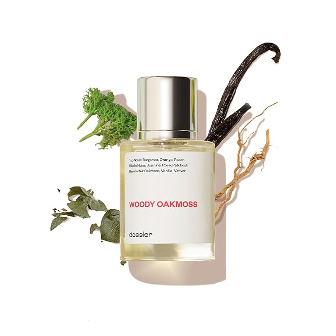 Dossier - Woody Oakmoss - Eau de Parfum - Perfume Luxury - Pure Infused - Paraben-Free - Vegan - For Women - Fragrance 1.7 Fl oz (Spray 50ml)