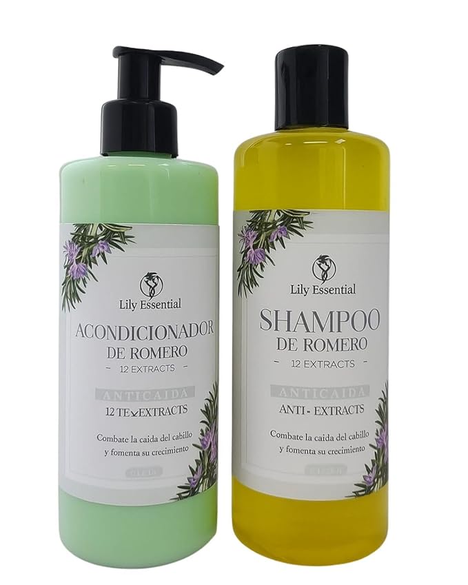 Hair Growth Treatment Shampoo & Conditioner 10 Extracts 500 ml / 16.9 fl. oz. Haircare (Treatment Conditioner & Shampoo 16.9 fl.oz. ea)