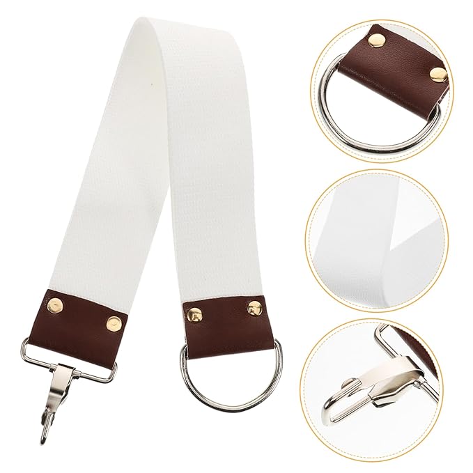 Canvas Sharpening Strop Double Layer Design Shaving Strap for Straight and Versatile Tool for Barbers and Home Grooming