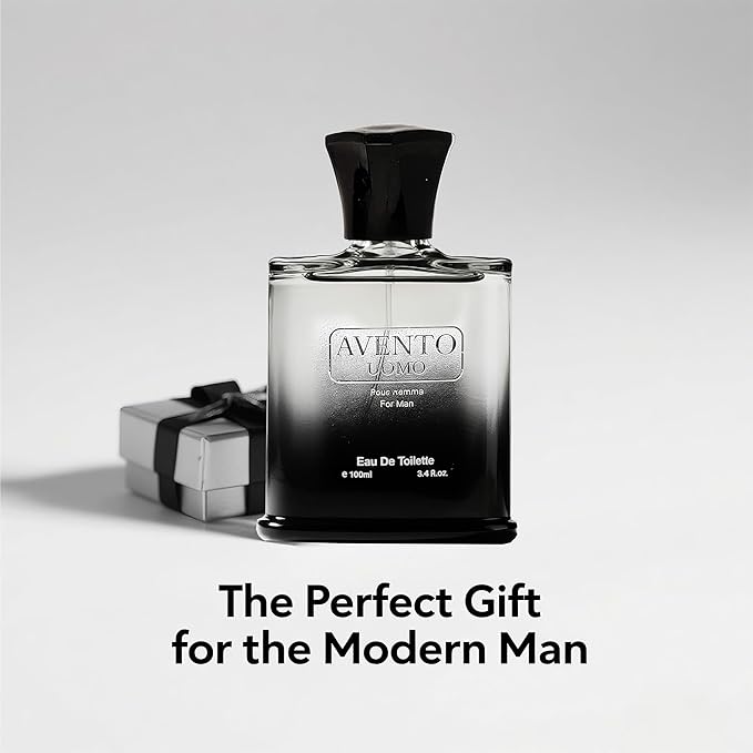 Men's Cologne Eau De Parfume Natural Spray Avento Perfume with Woody Floral & Fruity Masculine Scent 3.4 Fluid Ounce Long Lasting Fragrance