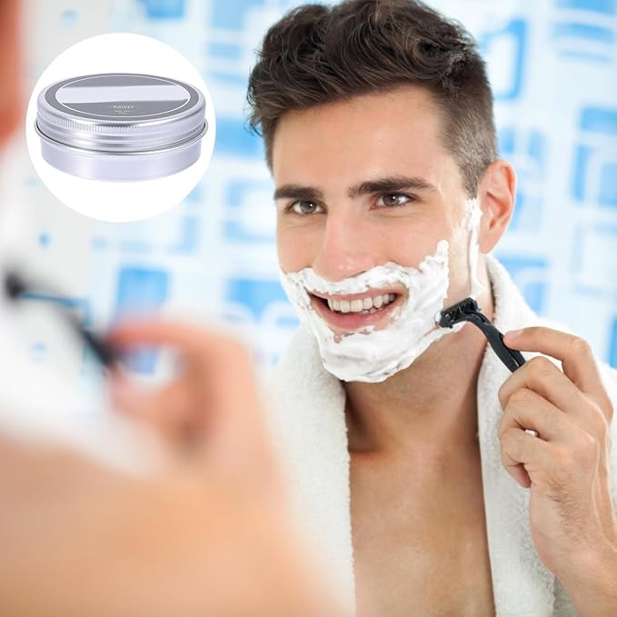 Beavorty Men Shaving Soap Puck 3Oz Moisturize Soap for Facial Care Rich Lather Soothing Skin after Shave