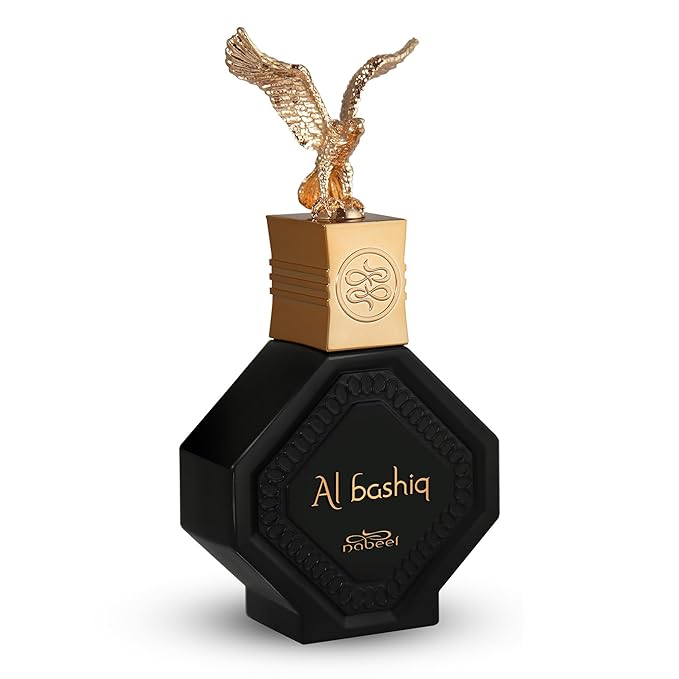 Nabeel Master Perfumer Collection - Al Bashiq - Cologne for Men and Women - Amber, Woody Fragrance with Apple, Saffron, Leather, and Incense - 3.3 oz