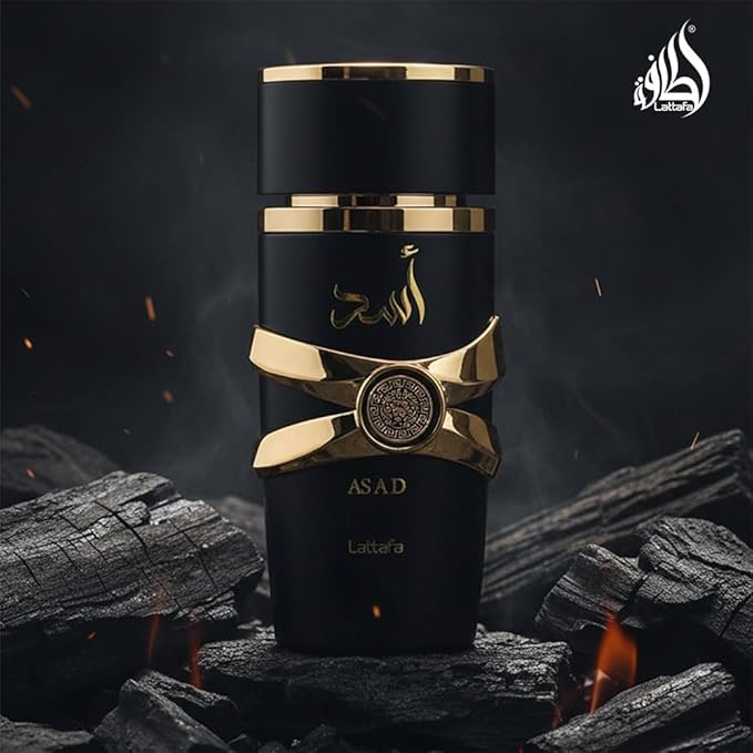 Lattafa Perfumes Asad for Unisex Eau de Parfum Spray, 3.4 Ounce