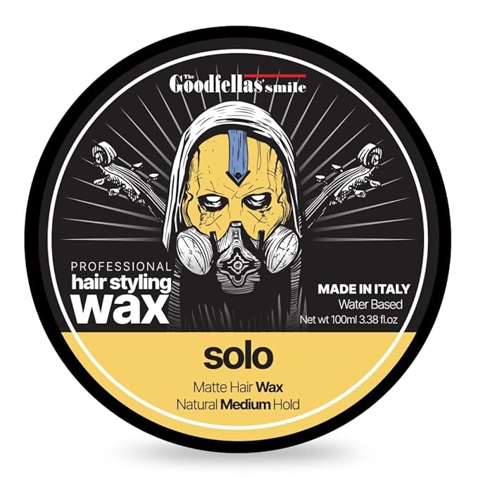 The Goodfellas' smile Hair Wax Pomade, Matte with Medium Hold Formula, 100ml, Made in Italy (Solo/Sanalwood & Mandarin)